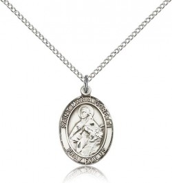 St. Maria Goretti Medal, Sterling Silver, Medium [BL2748]