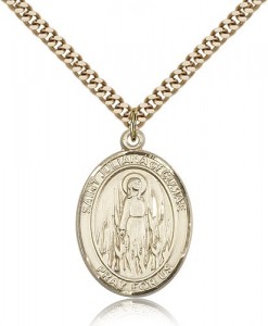 St. Juliana Medal, Gold Filled, Large [BL2487]