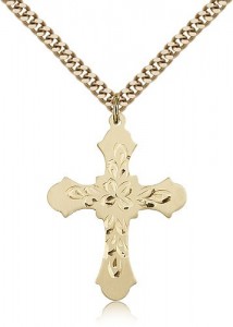 Cross Pendant, Gold Filled [BL6752]