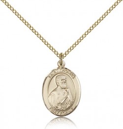 St. Thomas the Apostle Medal, Gold Filled, Medium [BL3809]