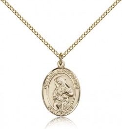 Our Lady of Providence Medal, Gold Filled, Medium [BL0439]