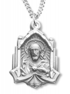 Scapular Medal Sterling Silver [REM2126]