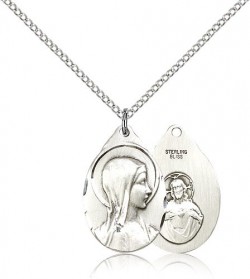 Sorrowful Mother Medal, Sterling Silver [BL4515]