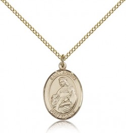 St. Agnes of Rome Medal, Gold Filled, Medium [BL0604]