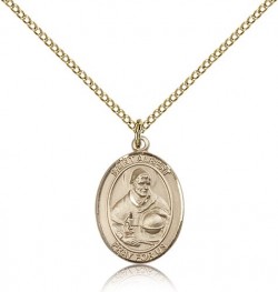 St. Albert the Great Medal, Gold Filled, Medium [BL0622]