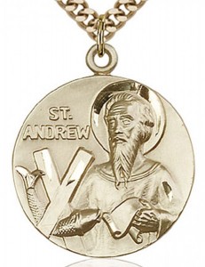 St. Andrew Medal, Gold Filled [BL5208]