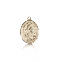St. Ann Medal, 14 Karat Gold, Medium [BL0727]