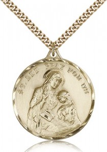 St. Ann Medal, Gold Filled [BL4230]