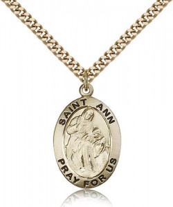 St. Ann Medal, Gold Filled [BL5674]