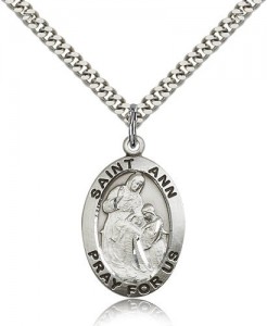 St. Ann Medal, Sterling Silver [BL5676]