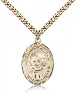 St. Arnold Janssen Medal, Gold Filled, Large [BL0783]