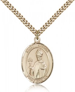 St. Austin Medal, Gold Filled, Large [BL0819]
