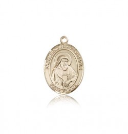 St. Bede the Venerable Medal, 14 Karat Gold, Medium [BL0862]