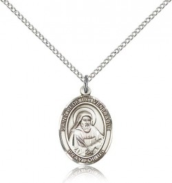 St. Bede the Venerable Medal, Sterling Silver, Medium [BL0868]