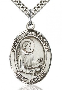 St. Bonaventure Medal, Sterling Silver, Large [BL0939]