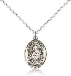 St. Christina the Astonishing Medal, Sterling Silver, Medium [BL1115]