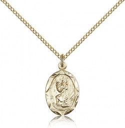 St. Christopher Medal, Gold Filled [BL4604]