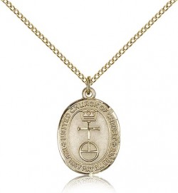 Women's Gold Filled United Church of Christ Medal [BL6120]