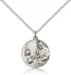 St. Christopher Medal, Sterling Silver [BL6032]