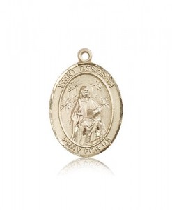 St. Deborah Medal, 14 Karat Gold, Large [BL1574]