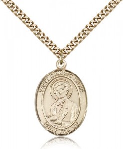 St. Dominic Savio Medal, Gold Filled, Large [BL1604]