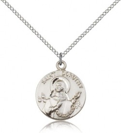 St. Dorothy Medal, Sterling Silver [BL4941]