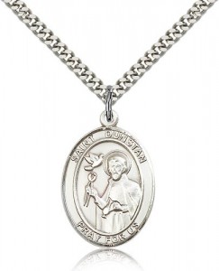 St. Dunstan Medal, Sterling Silver, Large [BL1634]