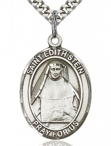 St. Edith Stein Medal, Sterling Silver, Large [BL1661]