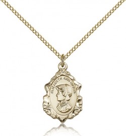 St. Elizabeth Ann Seton Medal, Gold Filled [BL4903]