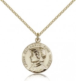 St. Elizabeth Ann Seton Medal, Gold Filled [BL5187]