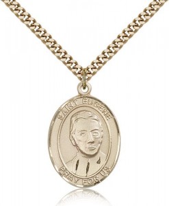 St. Eugene De Mazenod Medal, Gold Filled, Large [BL1738]