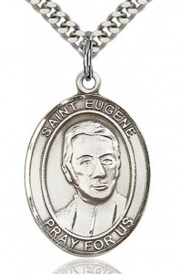 St. Eugene De Mazenod Medal, Sterling Silver, Large [BL1741]