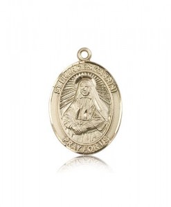 St. Frances Cabrini Medal, 14 Karat Gold, Large [BL1798]