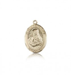 St. Frances Cabrini Medal, 14 Karat Gold, Medium [BL1799]