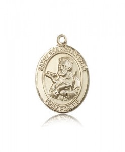 St. Francis Xavier Medal, 14 Karat Gold, Large [BL1834]