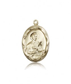 St. Gerard Medal, 14 Karat Gold [BL4868]
