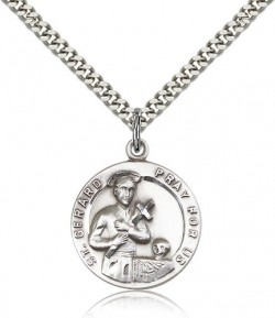St. Gerard Medal, Sterling Silver [BL4804]