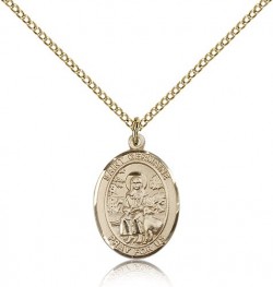 St. Germaine Cousin Medal, Gold Filled, Medium [BL1975]