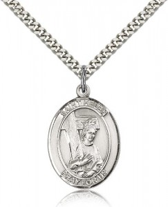 St. Helen Medal, Sterling Silver, Large [BL2040]