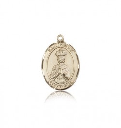 St. Henry II Medal, 14 Karat Gold, Medium [BL2044]