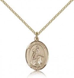 St. Isabella of Portugal Medal, Gold Filled, Medium [BL2101]
