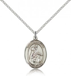 St. Isabella of Portugal Medal, Sterling Silver, Medium [BL2104]