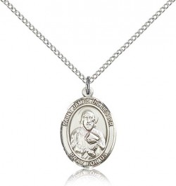 St. James the Lesser Medal, Sterling Silver, Medium [BL2158]