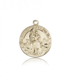 St. Joan of Arc Medal, 14 Karat Gold [BL4201]