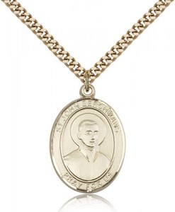 St. John Berchmans Medal, Gold Filled, Large [BL2289]