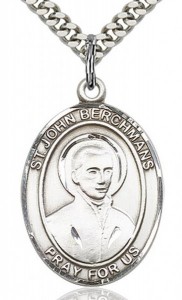 St. John Berchmans Medal, Sterling Silver, Large [BL2292]