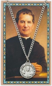 St. John Bosco Medal with Prayer Card [MPC0116]