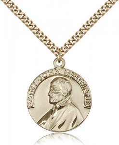 St. John Neumann Medal, Gold Filled [BL6102]