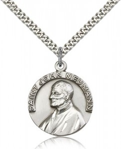 St. John Neumann Medal, Sterling Silver [BL6104]