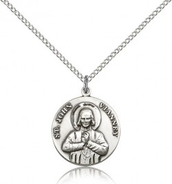 St. John Vianney Medal, Sterling Silver [BL5398]